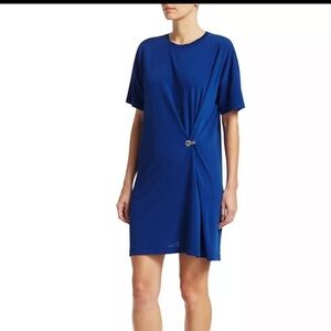 Rag & Bone Women’s Mitchell Cinched Waist Shirt Dress Size Small Blue
